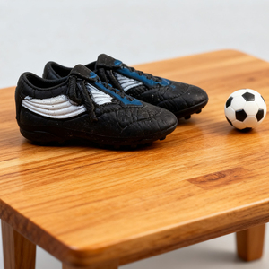 Minik futbol Cleats minyatür futbol ayakkabısı modeli 1:12 ölçekli bebekler aksiyon figürleri için hediye Mini futbol ayakkabısı özelleştirme - Product Image 2