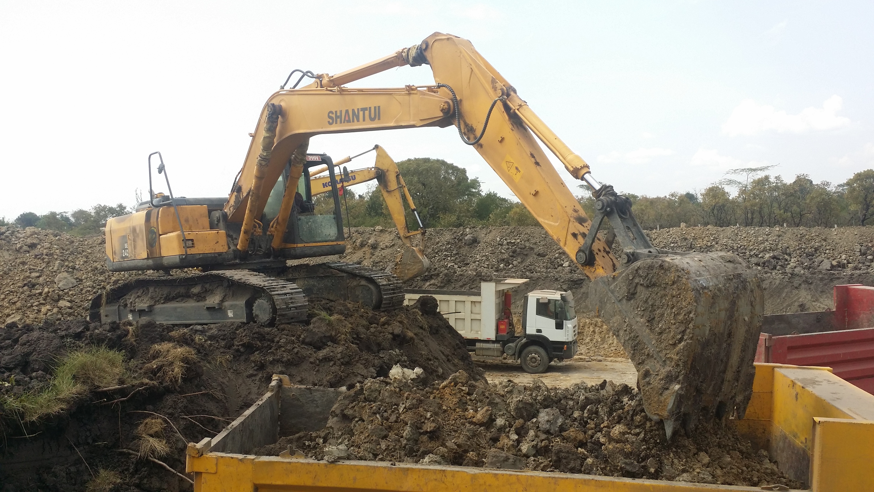 22ton SHANTUI SE220 Pelle Sur Chenilles pelle équipement