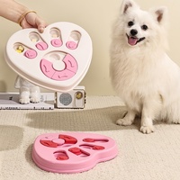 Produit pour animaux domestiques Accessoires pour chiens Plastique Puzzle Interactif Chat Chien Jouet Distributeur de friandises