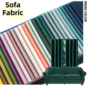 Hometextile impermeável 100% poliéster holland veludo sofá tecido personalizado peso macio holland veludo tecidos estofados para sofá
