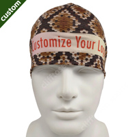 Casquette en satin ajustable de haute qualité pour hommes, imprimée par sublimation, motif serpent python, idéale pour le cyclisme, unisexe