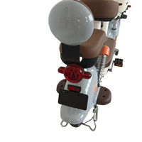 Sepeda Listrik Lipat Ringan 350W Motor Tengah untuk Perjalanan Kota, Cocok untuk 2 Orang Dewasa