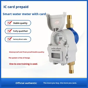 Medidor de Agua Prepago con Tarjeta IC, Resistente al Agua IP68, Recarga por Deslizamiento, Uso Doméstico, OEM Yuxiang - Product Image 3