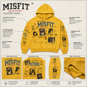Custom 450GSM Cotton Hoodie Rhinestone Sunfaded Mud Wash Oversized Boxy Fit Distressed Yellow <b>Pullover</b> Streetwear <b>Men</b> Hoodie - Product Image 3