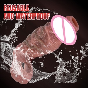 SXXY Manchon pénien ouvert pour l'agrandissement du pénis masculin et le retard de l'éjaculation, gaine pour anneau pénien, jouets sexuels pour couples - Product Image 4