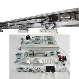 Chisung DCモーターオートスライドドアオープナー100KGダブル/シングルガラスドアセンサーリモコン付き - Product Image 1