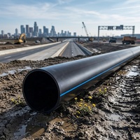 Tuyau PE100 HDPE résistant aux UV de 3 pouces pour l'irrigation du désert et les projets d'alimentation en eau extérieure