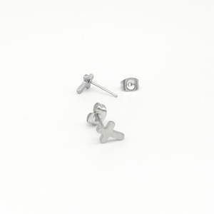Cross <b>Stud</b> <b>Earrings</b> Stainless Steel Simple Geometric Design For Men And Women Fashion Jewelry - Product Image 5