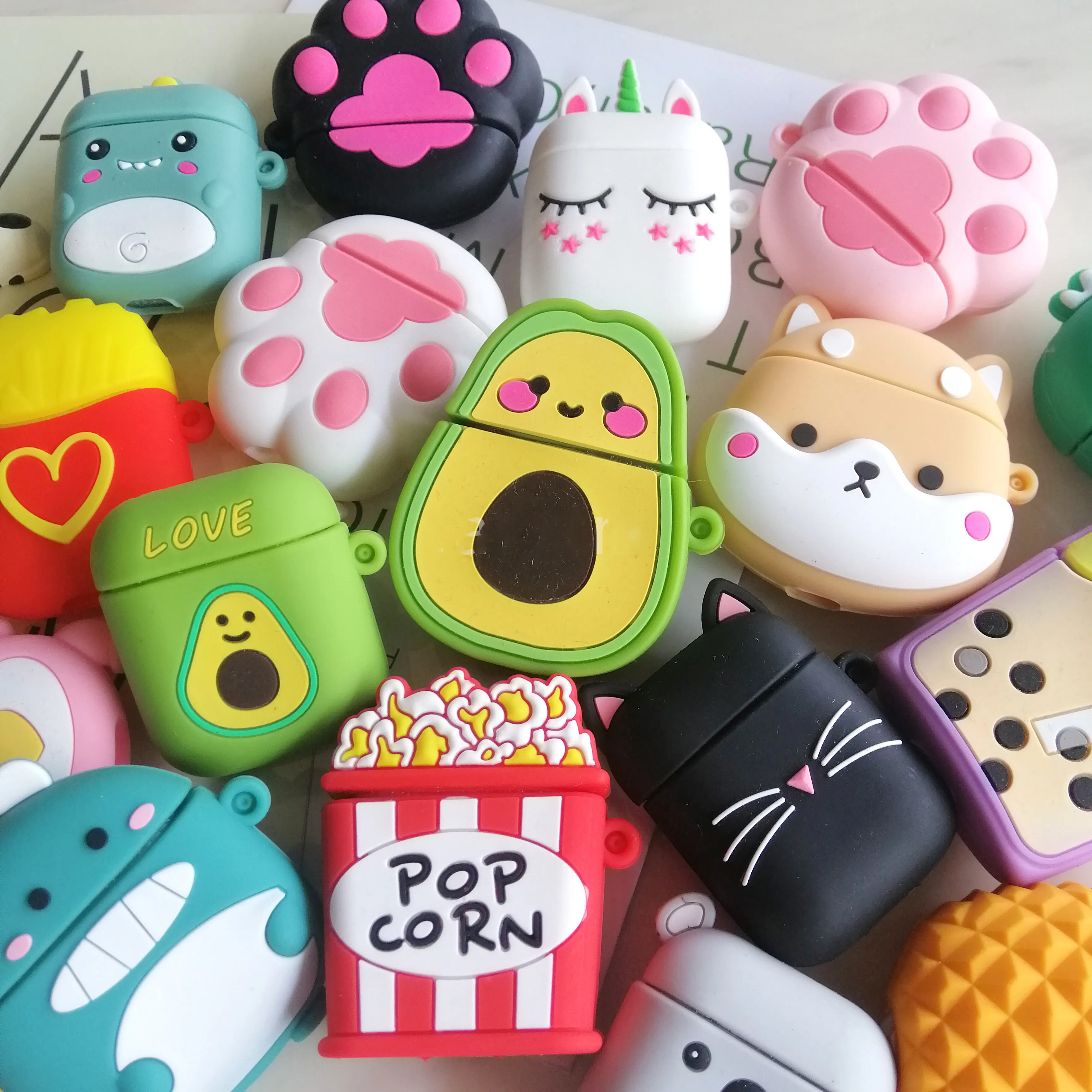 Wholesale Cartoon 3D Fundas Para Case Cover For IPods 2022 Bulk Cute Earphone Cases For Apple Airpods Pro Silicone Manufacturer