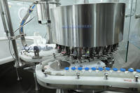 Machine automatique de lavage, de vissage, de bouchage et de remplissage de poudre pour ampoules en verre de 2 à 20 ml, 100 à 120 flacons/min