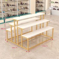 Conception de magasin Présentoir de vêtements design personnalisé Présentoir de comptoir d'intérieur de magasin de vente au détail Vitrines de présentation de cosmétiques