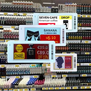 New Design 2.9" Esl Etiqueta Digital Electronic Label <b>Price</b> <b>For</b> Asset Iot Solution System Led Light Esl <b>Price</b> <b>Tag</b> Display Live - Product Image 1