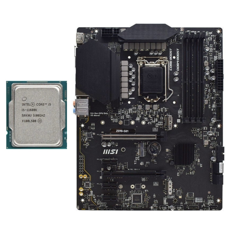 Carte mère ASUS/GIGABYTE/MSI Z590 + Core i9-11900K