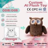 Peluche interactive IA de haute technologie avec télécommande et réponse vocale, anti-poussière, pour les magasins de jouets, la vente au détail et les expositions