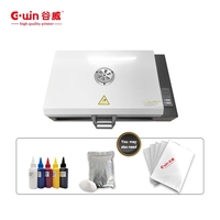 Presse à Chaud Électrique Semi-Automatique de Haute Qualité 800W, Format A3, Petite Machine de Bureau pour Film DTF, en Vente