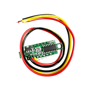 Đồng Hồ Đo Điện Áp Mini 3 Dây DC <span class=keywords><strong>0</strong></span>-<span class=keywords><strong>0</strong></span>.28 V 100 Inch Vôn Kế Bảng Điều Khiển Kỹ Thuật Số Màn Hình LED Vôn Kế Máy Dò Màn Hình - Product Image 2