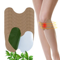 Patch antidouleur pour les genoux, plâtre de moxibustion chauffant, autocollant antidouleur pour les jambes à l'armoise