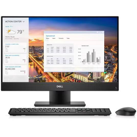 2022 New Optiplex 3280 Quad Core All-in-One Desktop I7-11700 8G DDR4 512G SSD 23.8" LCD Black Business Mouse Keyboard 1-Year