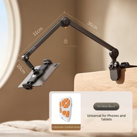 Support de tablette professionnel CT19 flexible à bras long, support paresseux étanche en alliage d'aluminium pour chevet et bureau