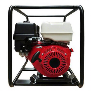 Bomba de Agua Portátil de Gasolina y Diésel Montada sobre Plataforma con Impulsor de Acero Inoxidable y Marco Protector de 1 HP para Riego Agrícola - Product Image 1