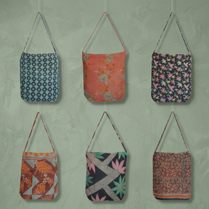 Venta al por mayor 2017 nuevos bolsos cruzados hechos a mano de algodón Kantha - Product Image 3