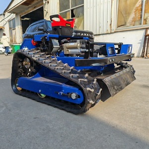 High Quality Industrial Cordless Self-Propelled <strong>Lawn</strong> <strong>Mower</strong> 4-Stroke Crawler Remote Control Grass Cutting Machine DIY 125cc 1200W - Product Image 3