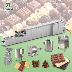 Máquina para Hacer Granos de Chocolate Caliente, Precio en Pakistán, Equipo para Fabricar Barras de Chocolate, Línea de Producción Totalmente Automática para Pequeñas Empresas - Product Image 1