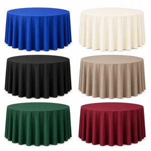 Nappe ronde en tissu scuba pour hôtel, banquet, conférence, événement, location en gros - Product Image 1
