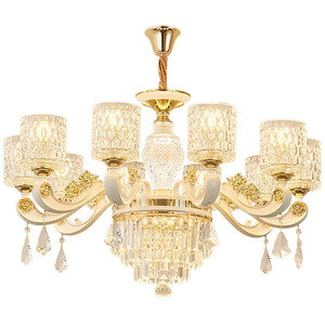Luxury Crystal Chandelier Multi Head Led <b>Light</b> For Living Room Bedroom Dining Room Villa Hall Home Decor - Product Image 3