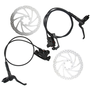 Kit de Freio a Disco Hidráulico para Bicicleta LeBycle com Pistão Duplo e Pressão de Óleo Universal com Freio a Disco Dianteiro e Traseiro de 160mm - Product Image 4
