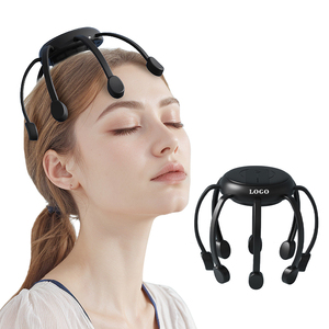 0728 Soothing & Relax Lightweight Head Scalp <b>Massager</b> Multi-point Vibration Scratcher <b>Tool</b> 8 Claw Octopus - Product Image 1