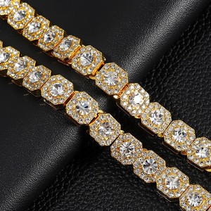 Round Rock Sugar Necklace, Double-layer Light Luxury Cuban Chain, Personalized Necklace Dancing and Wearing Accessories - Product Image 4