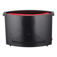 Machine à Effet de Flamme LED RVB Pleine Couleur pour Scène, Effet Flamme de Soie, Alimentation Électrique, Télécommande en Fer, 200W - Vente Chaude