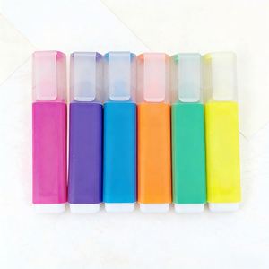 Marcadores Promocionales con Logotipo Personalizado, Punta de Pincel Oblicua, 6 Colores, Impresión UV, Venta al por Mayor para Uso Corporativo y Escolar - Product Image 5