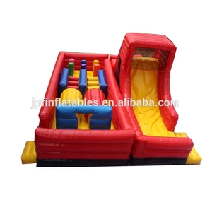 Équipement de divertissement gonflable ville amusante pour parc vente/Enceinte fermée terrain de divertissement gonflable avec toboggan - Product Image 3