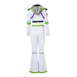 Cartoon Cosplay Outfit, Space Ranger &amp; Cowboy Costume, Polka <strong>Dot</strong> Long Dress with Cape, Halloween Carnival Dress for Adults <strong>Kids</strong> - Product Image 4