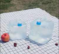 Bon marché Prix 10L 20L Seau En Plastique Bon Joint Aucune Fuite Jerry Can Pliable Avec Trous Robinet Sans Poignée Dans La Boîte