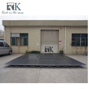 Adjustable Removable Moving Aluminum Folding Rectangle Portable Event Modular Assembling <b>Stage</b> <b>Platform</b> <b>Stage</b> - Product Image 2
