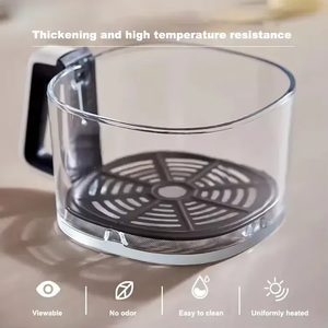 Nouvelle Arrivée Friteuse à Air Électrique Multifonctionnelle 6L en Verre Visible avec Écran Tactile, Friteuse Numérique <span class=keywords><strong>Sans</strong></span> <span class=keywords><strong>Huile</strong></span> - Product Image 3