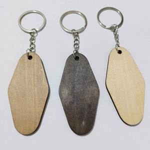 Porte-clés en bois personnalisé en vrac, gravure de logo, porte-clés en bois vierge, porte-clés en bois vintage, porte-clés en bois de motel, porte-clés en diamant, étiquettes de porte-clés - Product Image 1