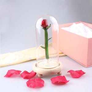 <span class=keywords><strong>Rose</strong></span> <span class=keywords><strong>en</strong></span> cristal K9 sculptée à <span class=keywords><strong>la</strong></span> main, style unique, élégante, <span class=keywords><strong>La</strong></span> <span class=keywords><strong>Belle</strong></span> <span class=keywords><strong>et</strong></span> <span class=keywords><strong>la</strong></span> Bête, avec couvercle <span class=keywords><strong>en</strong></span> <span class=keywords><strong>verre</strong></span>, pour cadeau de Noël, souvenir - Product Image 2