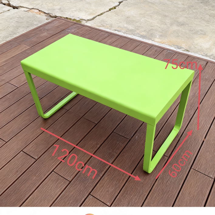 Tavolo verde smeraldo-1206075cm