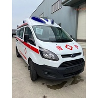 Coche de ambulancia con motor de gasolina para vehículos de emergencia superventas con Mpv Mini Van Bus para exportar