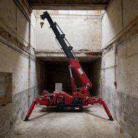 Grue sur chenilles RST L-651Spider, 8 tonnes, diesel, hydraulique, robuste, compacte, pour travaux de construction en extérieur, CE