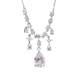 สร้อยคอเงินแท้ S925 ประดับพู่ห้อยเพชรระยิบระยับ ดีไซน์หรูหรา สำหรับผู้หญิง เครื่องประดับสุดพรีเมียม - Product Image 5