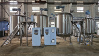 Système de préparation de liquides avec équipement de mélange par injection contrôlé par PLC CIP SIP automatique