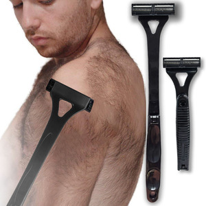 <span class=keywords><strong>Rasoir</strong></span> pour le <span class=keywords><strong>dos</strong></span> des hommes, manche pliable, lame double tranchant remplaçable, <span class=keywords><strong>rasoir</strong></span> pour le <span class=keywords><strong>dos</strong></span> des hommes, <span class=keywords><strong>rasoir</strong></span> corporel pour hommes - Product Image 1