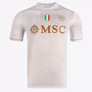 OEM Napoli nhà Thái phiên bản Jersey 25/26 đi bộ bóng đá với Ngôi Sao cầu thủ de bruyne của in mùa hè phong cách dropshipping - Product Image 1