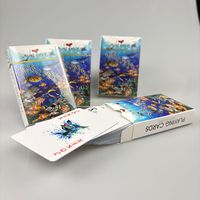 Cartes à jouer en papier lisses et durables Keji personnalisées, écologiques, vernies, 280 g/m², coins arrondis, designs personnalisés