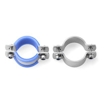 Collier de serrage plat en acier inoxydable GJ 304 métrique galvanisé épaissi pour la mise à la terre et la fixation de tuyaux sur poteaux utilitaires
